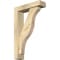Ekena Millwork Funston Block Rough Sawn Bracket w/ Offset Brace, Douglas Fir, 4"W x 14"D x 22"H BKT0402X14X22FST05RDF - alternate 1